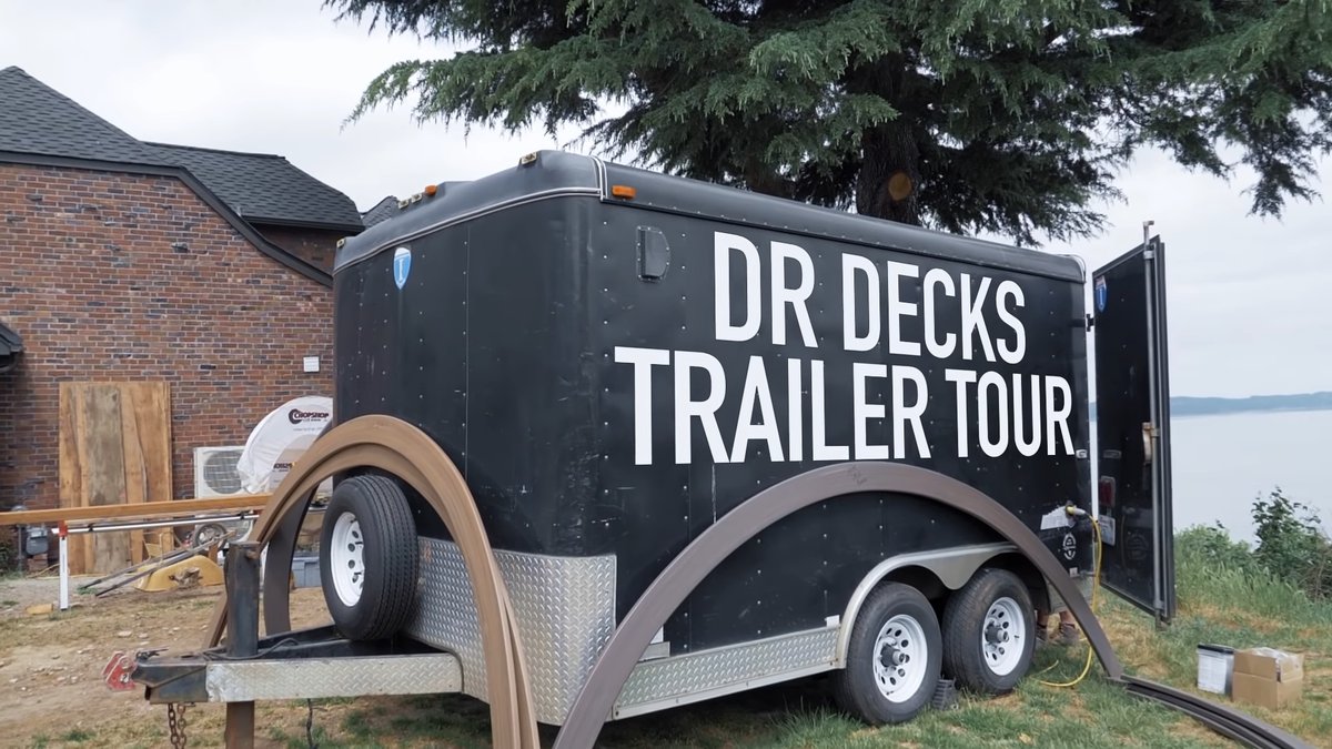 Dr. Decks Trailer for Any Deck Install