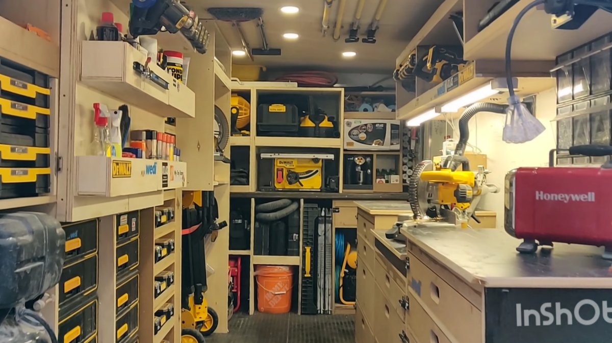 Scavetta Renovation and Design's Giant Rolling DeWalt Tool Box