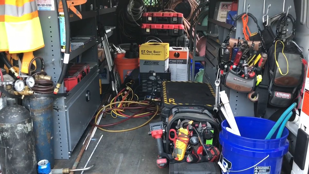 Chris's Commercial Refrigeration Truck Setup