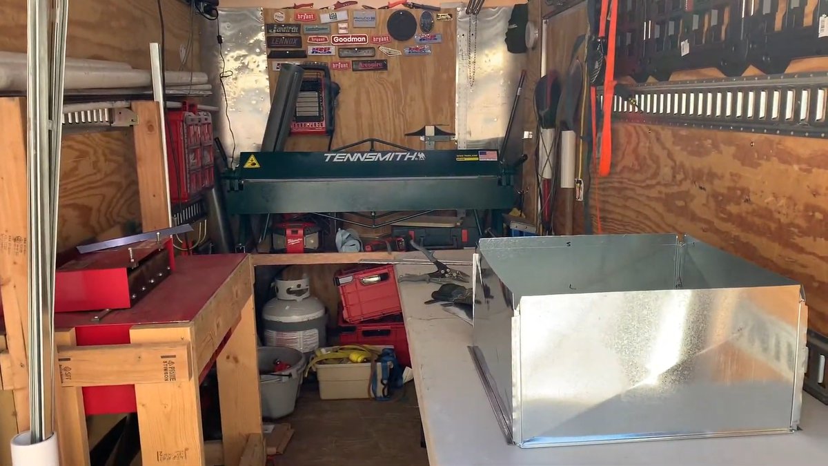 enclosed landscape trailer setup